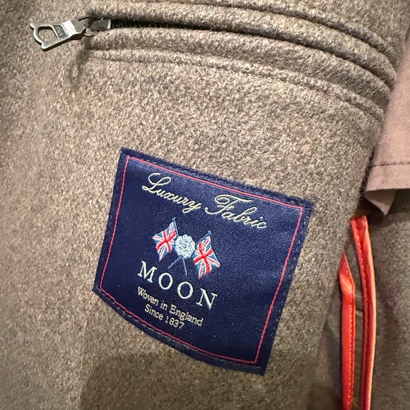 Todd Snyder Olive Military Coat with Gold Buttons & shearling Collar - Picture 6 of 16